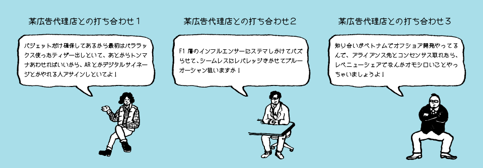 某広告代理店との打ち合わせ